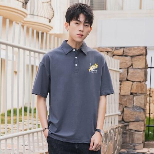 New Arrival 2021 Summer polo Shirt Men Short Sleeve Turn-down Collar Business Casual Tee Tops Men Worker Formal Tshirt Men