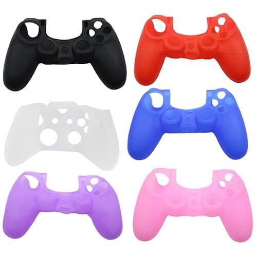 Silicone Protective Skin Cover Case for Sony Playstation PS4 Play Station PS 4 Dualshock 4 Game Controller random color