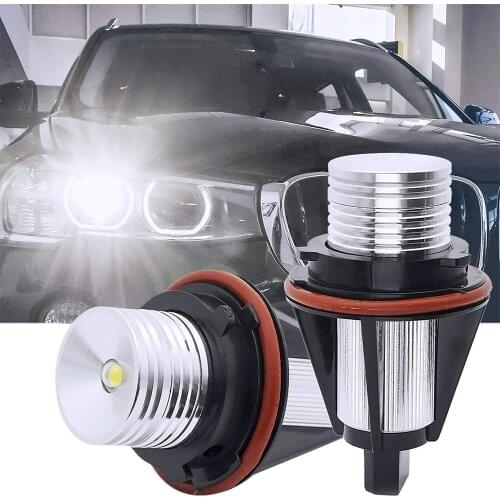 For BMW E39 E53 E60 E61 E63 E64 E65 E66 E87 525i 530i xi 545i M5 Car Error Free LED Angel Eyes Marker Lights Bulbs Accessories