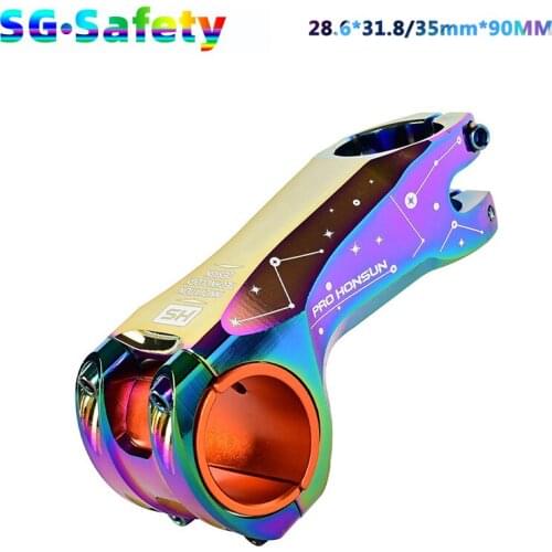 HONSUN 90mm Bike stem 31.8/35mm CNC Ultralight Road/Mountain Bike Stem 17 Degree Aolly MTB XC Bicycle steering wheel Accessories