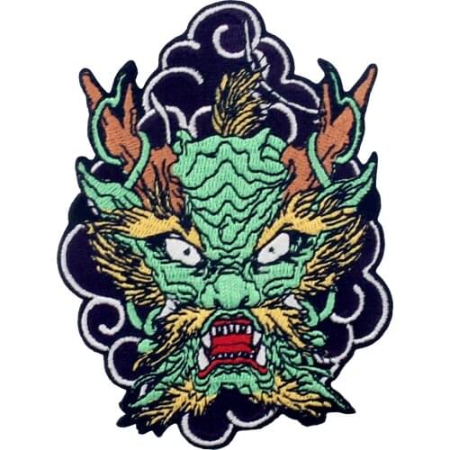 Embird Embroidered Applique Patches For Clothing Dragon Ceo-Friendly Handmade 3D Patch Military