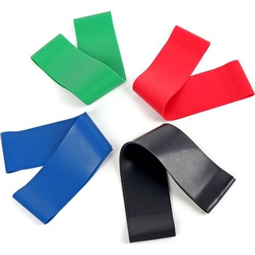 Yoga Bodybuilding Muscle Fitness Equipment Expander 4Pcs/set 50Cm Elastic Tension Resistance Bands 4 Levels Rubber Loops Bands