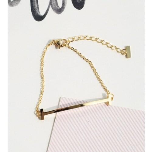 YUN RUO Fashion Rose Gold Classic Smiling Bracelet Woman Birthday Gift 316 Titanium Steel Jewelry Not Change Color Drop Shipping