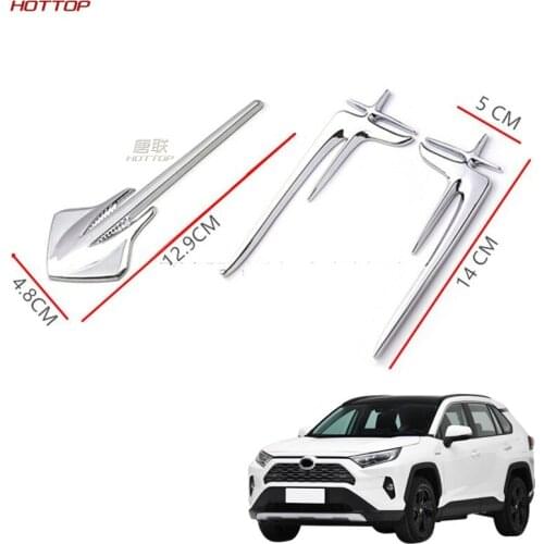 1 Pair Rear Side Car Body Panel Cover Durable Decoration Compatible for Toyota rav4 2019 2020 5th car styling