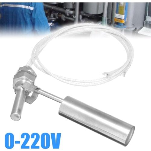0-220V Stainless Steel Water Float Switch Level Switch Level Sensor M10 Thread For Humidifiers Water Towers Kitchen Equipment