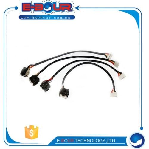 10pcs/lot DC Socket for HP CQ61 CQ62 CQ71 DV5 DV6 DV7-2000 DC Jack with Cable
