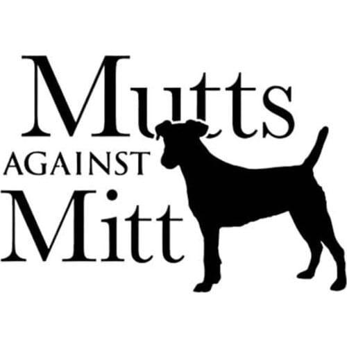 Car Sticker Mongrel Dog Pair Gloves Vinyl Sticker Dog Hate Personality Decorative Accessories Funny Decals