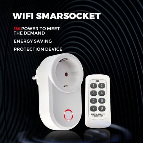 Wireless Remote Control Smart Socket EU FR Plug Wall 433mhz Programmable RF Electrical Outlet Switch EV1527 LED Adaptor Tools