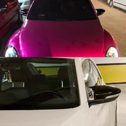 For Volkswagen New Beetle Batman Mirror Cover Piano Black 2 Pcs. Right-Left