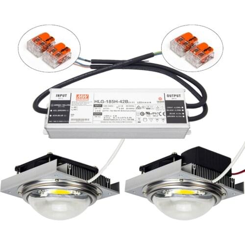 CREE CXB3590 100W 200W COB LED Grow Light DIY Module Full Spectrum LED Grow Lamp Indoor Plant Ideal Holder MEANWELL Driver 185H