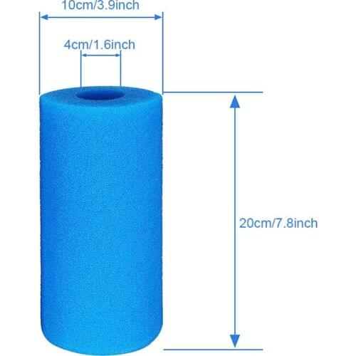 Swimming Pool Filter Impurity Absorption Grease Purifier Sponge Column Reusable Washable Sponge Filter JDH88