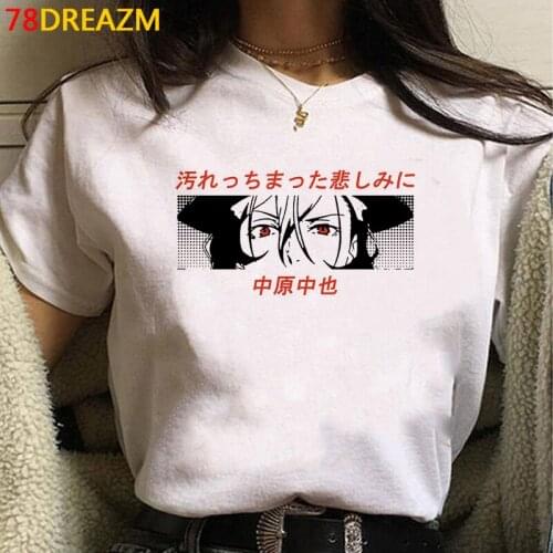Bungou Stray Dogs t shirt clothes men plus size 2021 couple clothes graphic tees tshirt kawaii