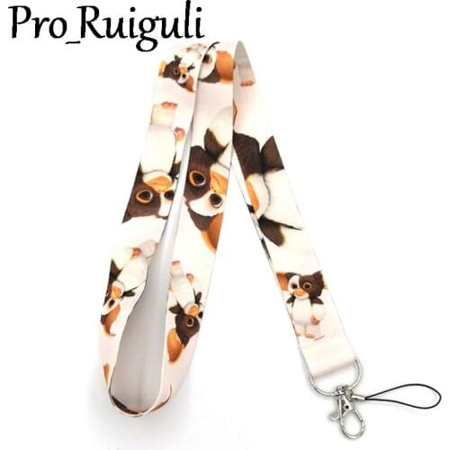 Gremlins Gizmo Neck Strap Lanyard keychain Mobile Phone Strap ID Badge Holder Rope Key Chain Keyrings cosplay Accessories Gift