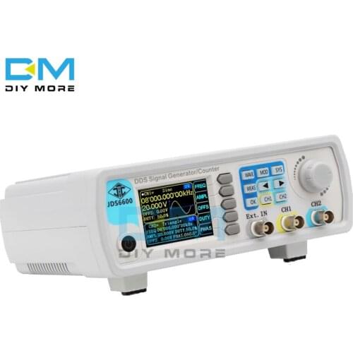JDS6600-50M 50MHz DDS Function Signal Generator Digital Control Dual-channel Frequency Meter Arbitrary Waveform Generator