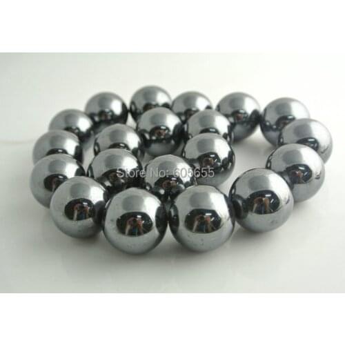 18mm Grade A Quality Natural Hematite Round Beads
