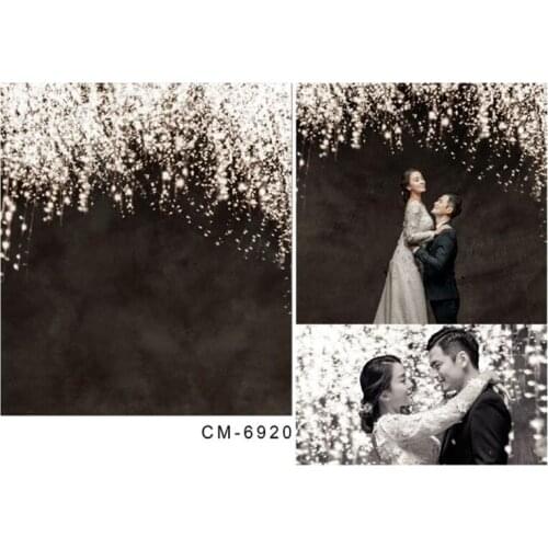 LIFE MAGIC BOX Seamless Washable Black Sparkle Backdrop wedding photo backdrops Event Party Background