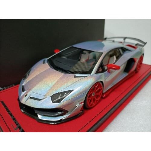 MR 1/18 Lamborghini Aventador 770-4 SVJ Door Closed Collector Edition Metal Diecast Model Toy Gift