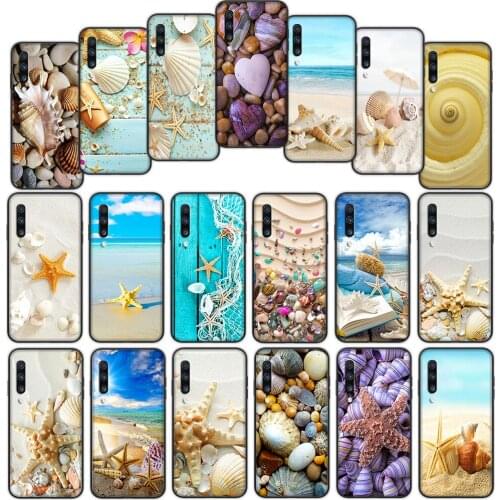Seashells Sea Star Soft Cover Case for Samsung Galaxy A10 A10S A20 A30 A20S A20E A30S A40 A40S A50 A50S A70 A70S