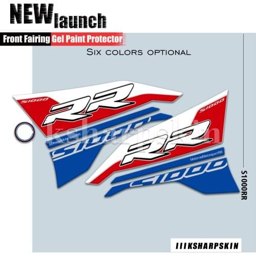 New 3D Gel Motorcycle Front Fairing Sticker Protector Number Board Moto Engine Vehicle decals for BMW S1000RR 2019 s1000 rr