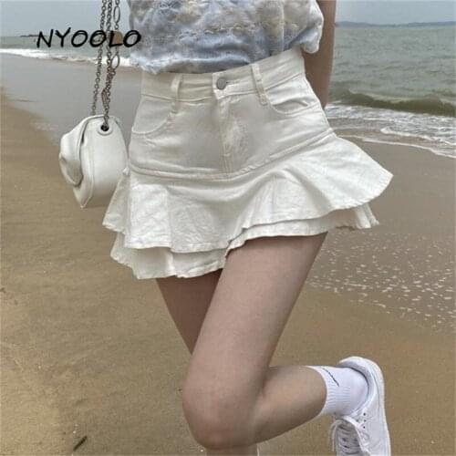 Женские юбки в складку NYOOLO China At AliExpress