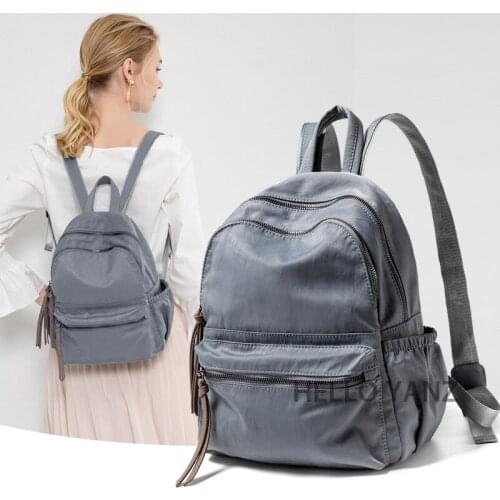 Backpack Women Korean Version Easy to Take the Trendy Oxford Cloth Backpack Fashion Casual Large-capacity Girl Travel School Bag