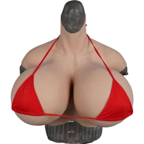 Shemale Cosplay Silicone Breast Forms Soft Huge Boobs Lifelike Sexy Boobies False Fake Artificial Chest For Male Men To Women