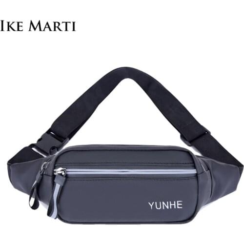 IKE MARTI 2021 Crossbody Bag for Men Multifunction Anti-theft Shoulder Messenger Bags Male Waterproof Short Trip Chest Bag Pack