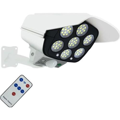 Solar Light Outdoor Garden Light Intelligent Human Body Induction Lighting Simulation Surveillance Camera Wall Light