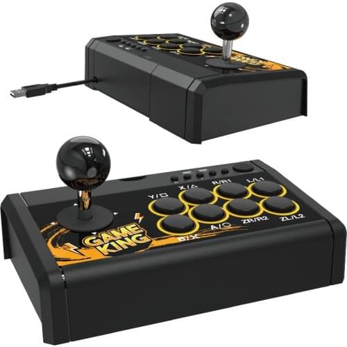 USB Arcade Fight Stick Street Fighting Joystick Gamepad Controller for PS4 / Ns Switch With Turbo