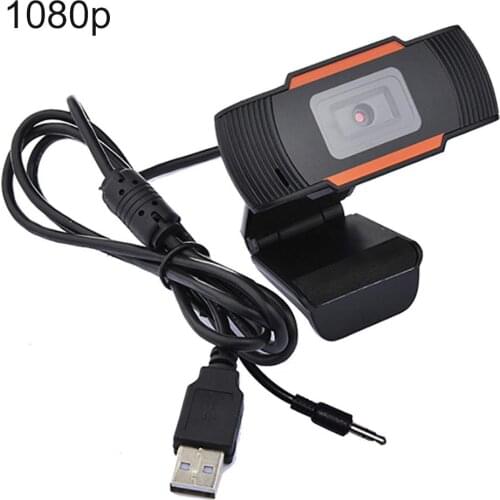 720/1080P Webcam USB Live Video Recording Built-in Mic HD Camera for Laptop Desktop PC