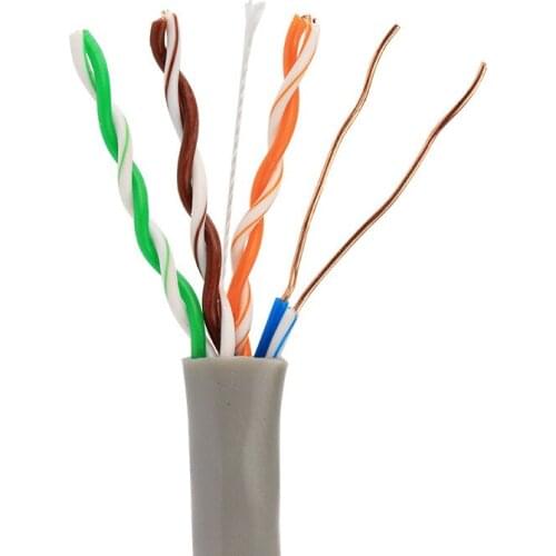 Indoor Super Five National Standard Pure Copper Network Cable 0.5 Oxygen-free Copper Monitoring Network Cable