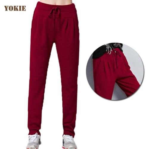 YUKIESUE Women's Knitted Trousers