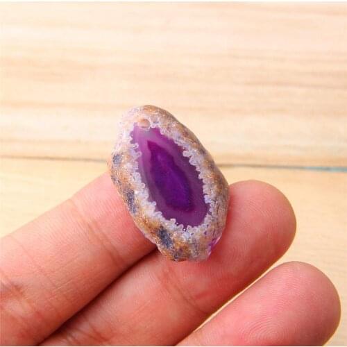 Purple Natural agates slice pendant druzy jewelry making finding stone slice finding gifts handmade 20-21*34-45MM women diy bulk