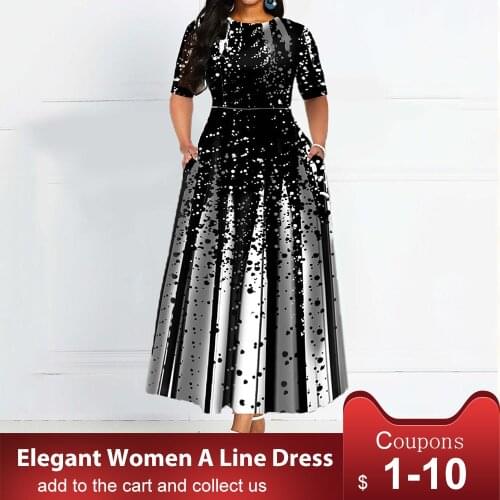 Women 2021 Elegant Lady Party Dinner Midi Robe High Waist Bandage Print African Christmas Dress Vestiods Half Sleeve Dress