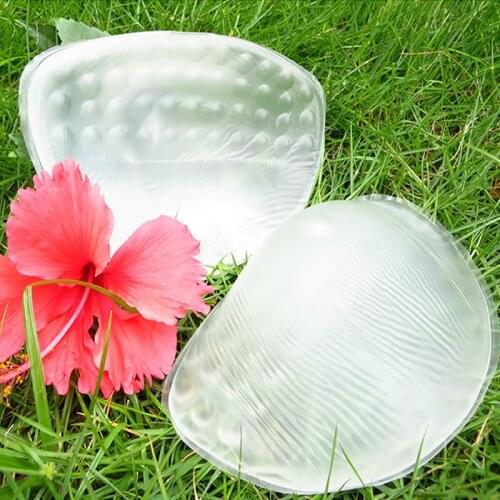 1pair Womens Silicone Gel Bra Inserts Breast Enhancer Push Up Padded Bra Underwear Woman Dress Pabdding Inserts