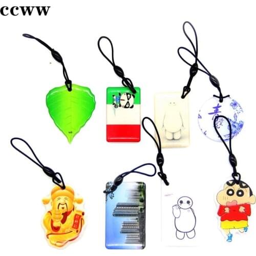 13.56MHz UID S50 1K Rewritable Keyfobs Changeable RFID Tag Programable Waterproof Key Fob Keychain Access Control Card