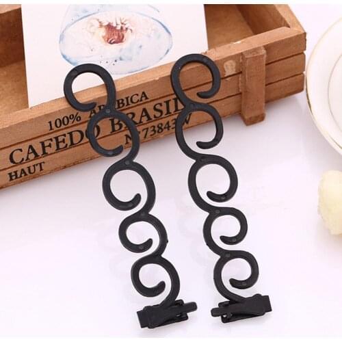 2pcs Magic Hair Braid Braider Tool Holder Clip Wave Hair Braiding Tool Weave Hair Braider Roller Hair Twist Styling Tool