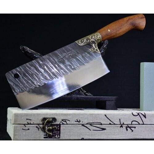 Authentic Longquan ghost hand made of pure hand forged slicer old retro household kitchen knife sharp durable kitchen knives