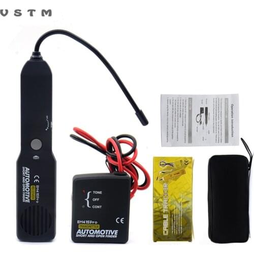 EM415pro Automotive Tester Cable Tester Car Tracer Diagnose Tone Line Wire Short Open Finder Repair Tool