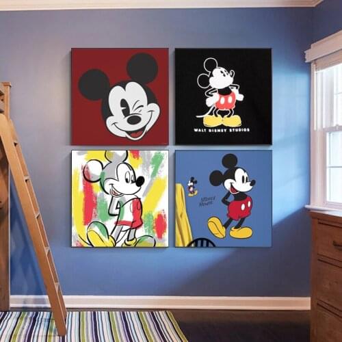 Disney Mickey and Minnie 5D Diamond Painting DIY Diamond Embroidery Full Diamond Mosaic Cross Stitch Kits Home Decor