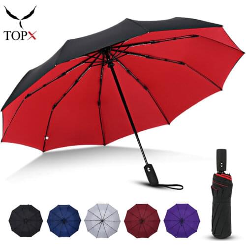 Double Layer Resistant Umbrella 10K Strong Windproof Automatic Rain Women Luxury Business Male Large Umbrellas Gift Parasol