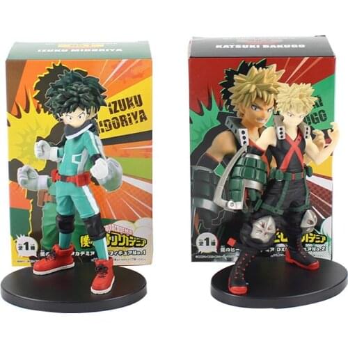 17cm My Hero Academia Figure Midoriya Izuku Bakugou Katsuki Collection Model Figurals PVC Action Figure Model Collectible Toy