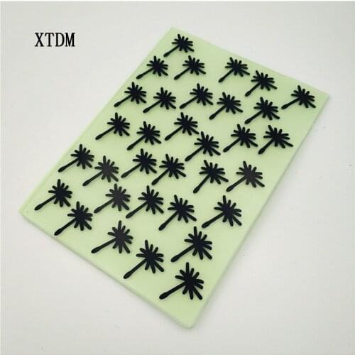 HOT plastic dandelion template craft card making paper card album wedding decoration scraping Embossing folders