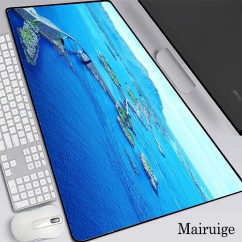 400X900mm Natural Scenery Rubber Gaming Computer Mouse Pad Gamer Locking Edge Keyboard XXL Desk Mat Keyboard PC Mice Mats
