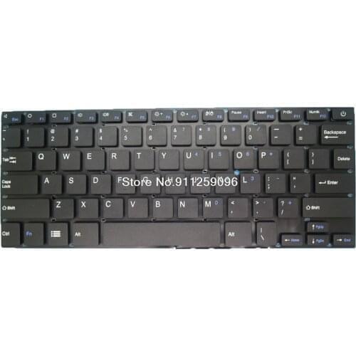 Laptop Keyboard For Quest For Slimbook C5 English US Black Without Frame New