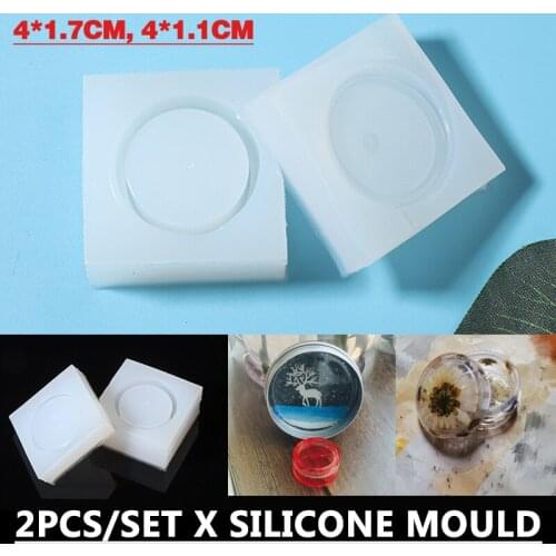 Round Silicone Storage Box Mold Resin Casting Mould DIY Craft Storage Jewelry Box For DIY Craft Handmade Jewelry Container