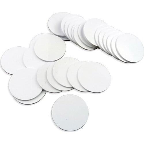 5pc Round NTAG215 Coin TAG Key NFC 25mm Waterproof 13.56MHz Rfid Badge Access Control Card Tags Labels for Security Protection