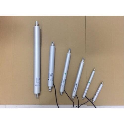 DC Linear Actuator 12V 24V Electric Motor 12 V Volt Lineal Tubular Push 500N Stroke 50/100/150/200/300/400mm Actuador DC12V