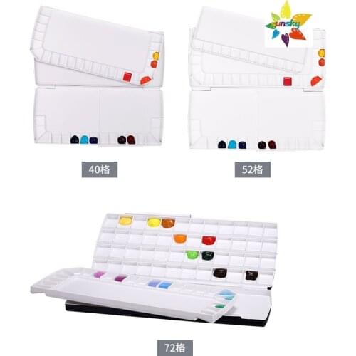 MIJELLO Watercolor Palette MWP series, removable mixing tray, serves as an additional palette,provide extra mixing space
