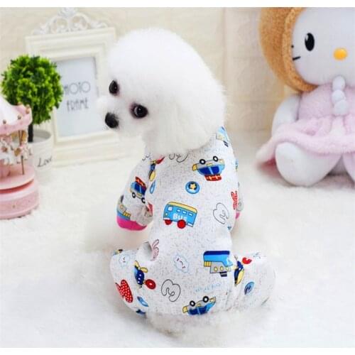 Cute Pet Dog Clothes Warm Chihuahua Coat Puppy Outfit For Small Dog Clothes Spring Clothing Pet Jumpsuit 25S4